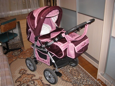 Продам детскую коляску б/у для девочки, г.Борисов - Изображение #1, Объявление #73975