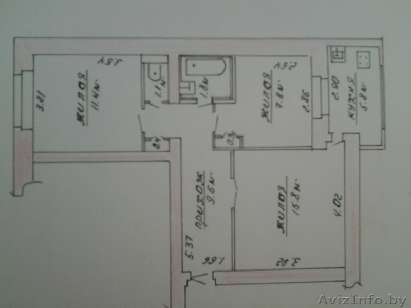 2комн. б.гречко - Изображение #1, Объявление #867737