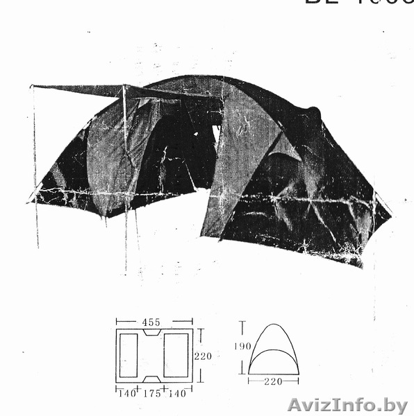 палатка 4-местная. 2-комнатная,  - Изображение #1, Объявление #878523
