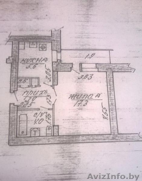 1-комнатная по ул. Гагарина 66 - Изображение #1, Объявление #1277449