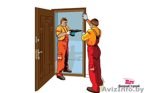 Установка входных дверей в Борисове, Жодино, Минске.  375-33-666-00-75 - Изображение #1, Объявление #1320226