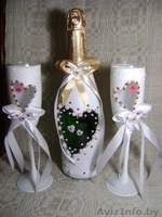 Свадебные бокали и аксессуары ручной работы - Изображение #4, Объявление #784176