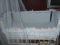 Детское постельное в кроватку (балдахин, защита, подушка, одеяло, простыня) - Изображение #3, Объявление #876586