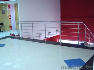 Изготовит на собственном предприятии,  ограждения лестниц – пандусов из высококач