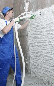 Выполним Штукатурные работы  машинным способом