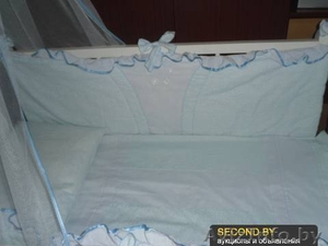 Детское постельное в кроватку (балдахин, защита, подушка, одеяло, простыня) - Изображение #1, Объявление #876586