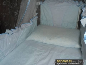 Детское постельное в кроватку (балдахин, защита, подушка, одеяло, простыня) - Изображение #2, Объявление #876586
