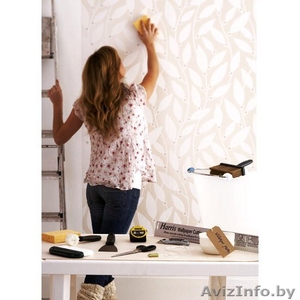 Шпаклюем и клеим обои