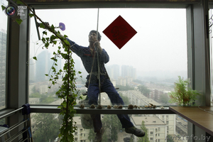 Мытье окон  услуги