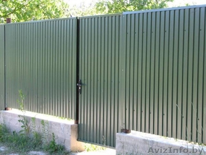Забор из металлопрофиля  - Изображение #2, Объявление #1075234