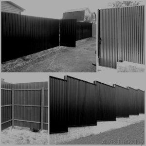 Забор из металлопрофиля  - Изображение #3, Объявление #1075234