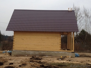 деревянные навесы для машин,  дома и бани