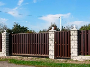 Забор из металлопрофиля под ключ борисов   - Изображение #3, Объявление #1372417
