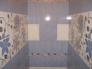 укладка плитки мозаики