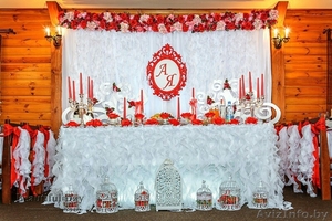 Оформление зала, украшение свадьбы,свадебный декор, Борисов, Жодино - Изображение #4, Объявление #1447546