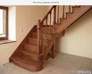 Лестницы (дерево, металл). Отделка бетонных лестниц деревом - Изображение #1, Объявление #1652822