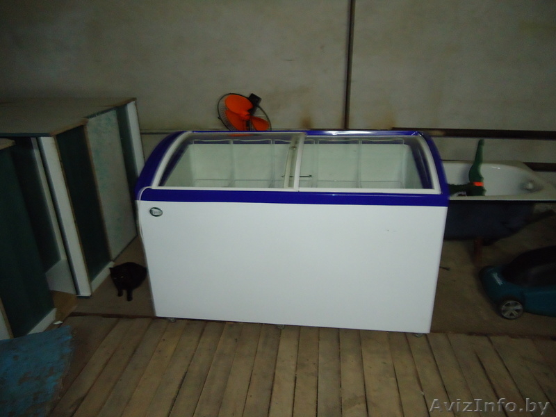 Витрины холодильная и морозильная, лари, стелажи, холодильный шкаф-купе,вывеска  - Изображение #1, Объявление #299568