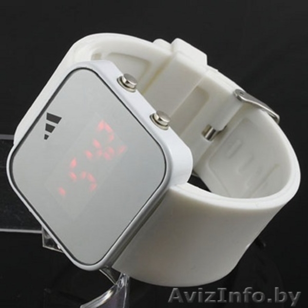 Часы Adidas.Новые! Зеркальные белые. - Изображение #2, Объявление #377912