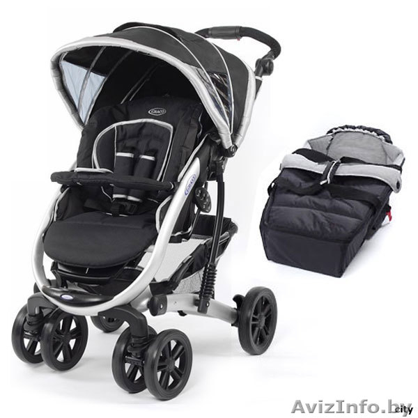 коляска Graco Quattro Tour Sport 2 в 1.б.у.черная - Изображение #1, Объявление #625844