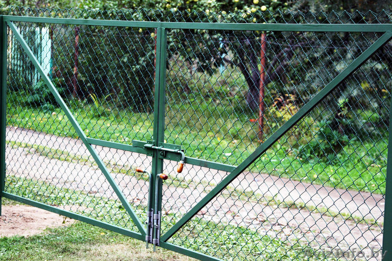 Установка ворот и калиток из сетки рабицы - Изображение #2, Объявление #1441000