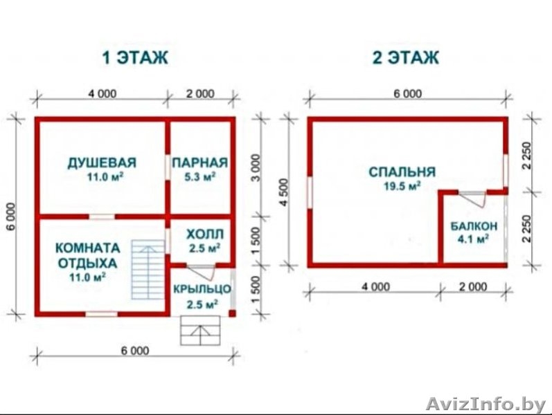 Сруб Дома/Бани из бруса Аксинья 6х75 .с установкой - Изображение #4, Объявление #1620682